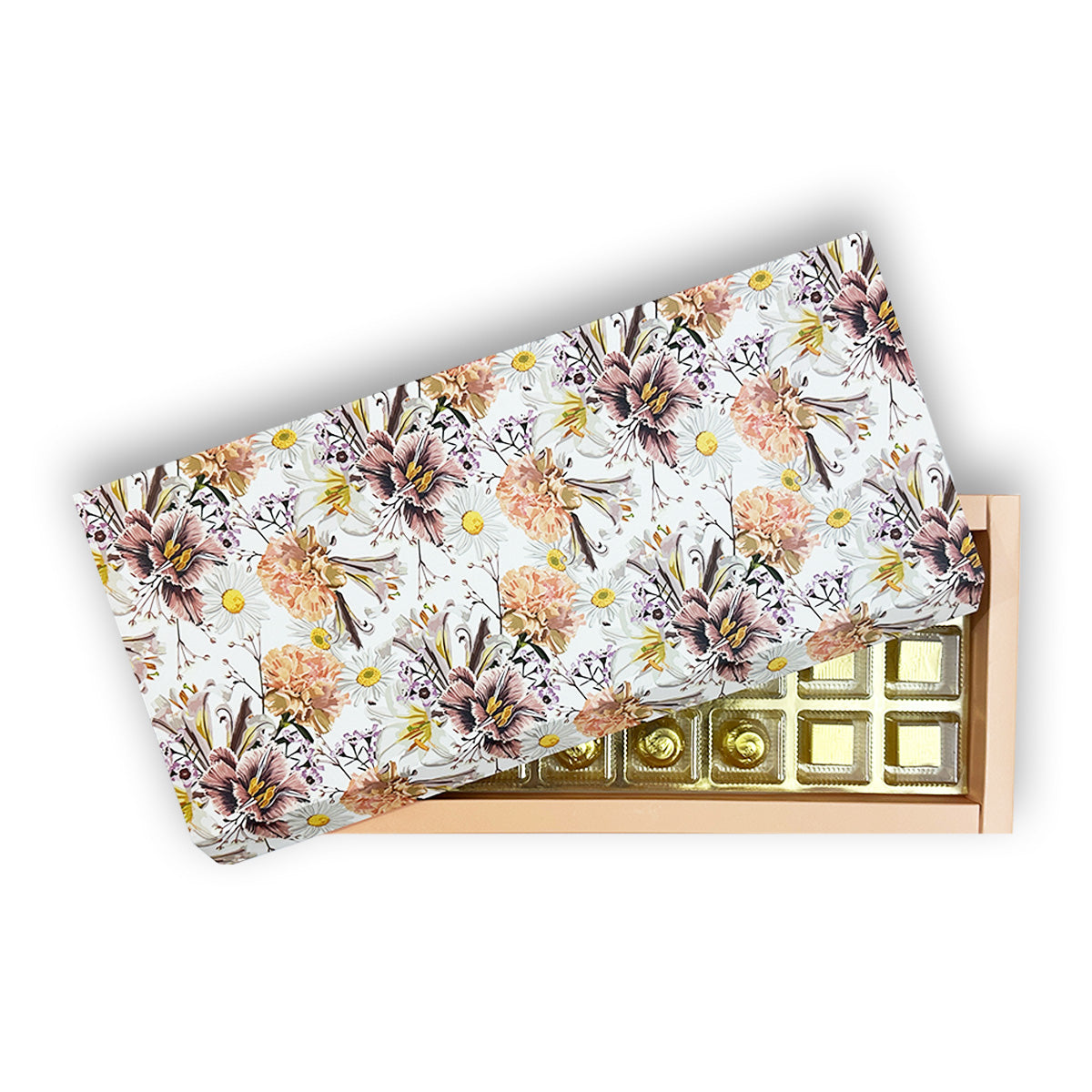 Floral Delights Chocolate Box - 24 Pcs