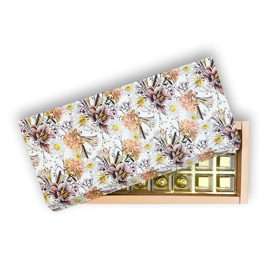 Floral Delights Chocolate Box - 24 Pcs