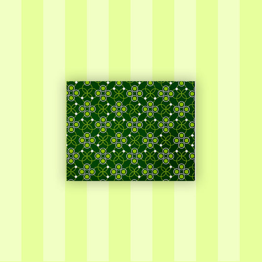 Green Printed Chocolate Box - 12 Pcs